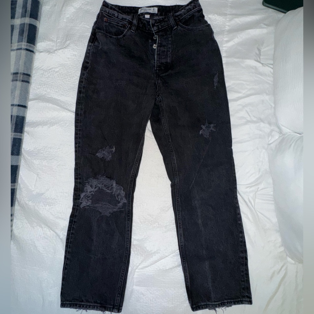 Abercrombie High-Rise Dad Curve Love Jeans